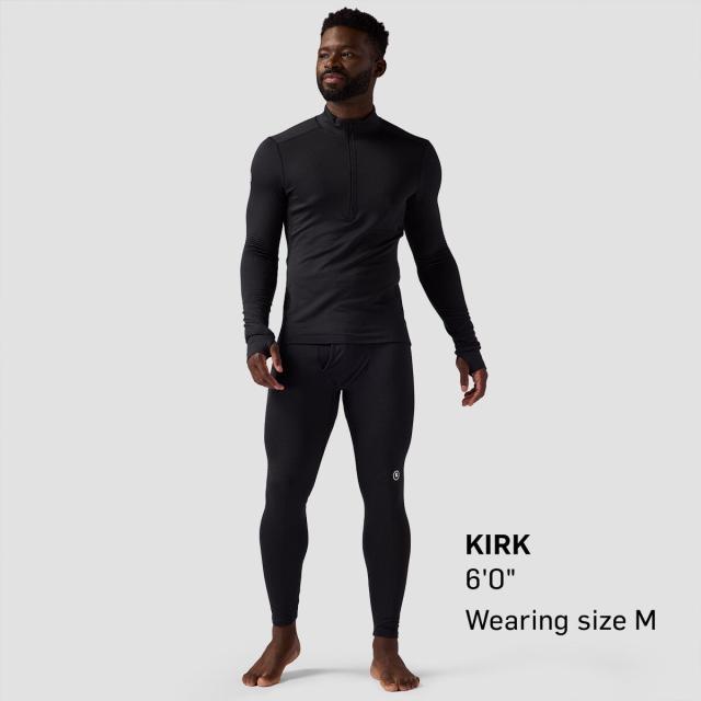 (取寄) バックカントリー メンズ パインズ ベースレイヤー— 1/4-ジップ トップ - メンズ Backcountry men Pines Microgrid Ultra-Lt Baselayer 1/4-Zip Top - Men's Black