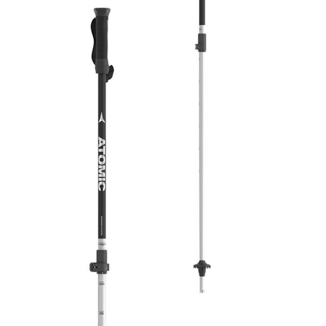 (取寄) アトミック キッズ AMT JR テレスコピック ポールズ - キッズ Atomic kids AMT Jr Telescopic Poles - Kids' Black/Silver