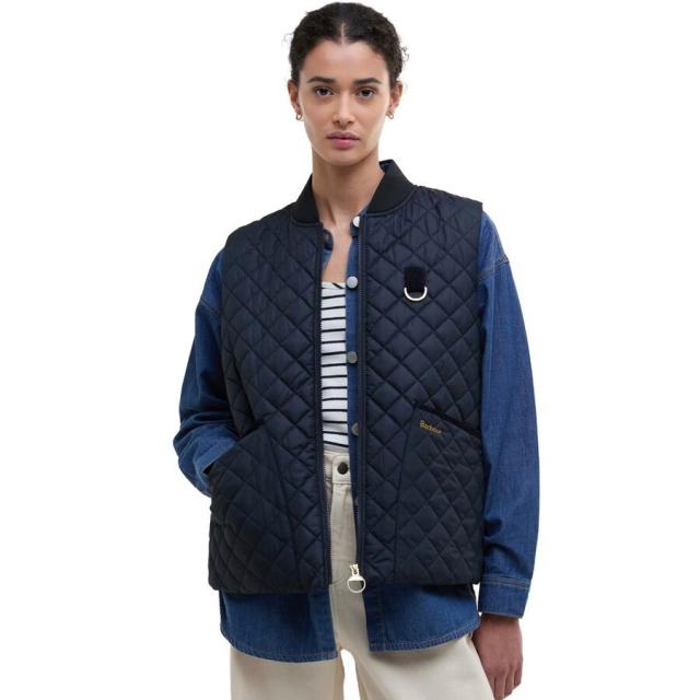 (取寄) バブアー レディース ロザリー ジレ - ウィメンズ Barbour women Rosalie Gilet - Women's Dark Navy