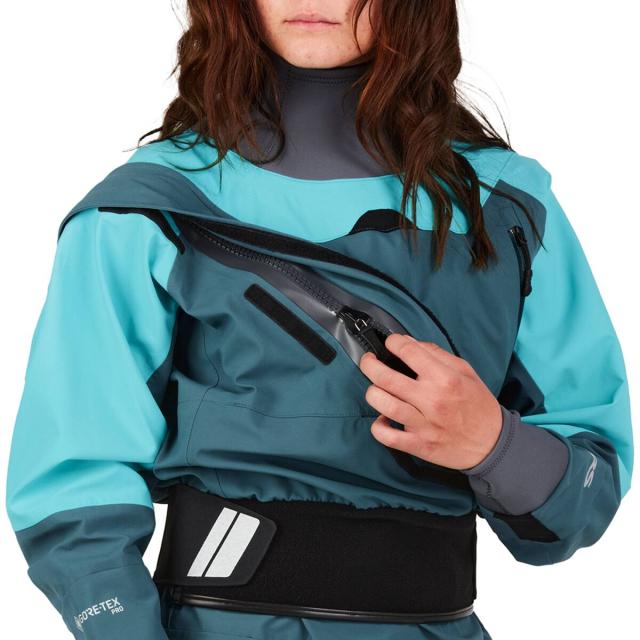 (取寄) エヌアールエス レディース アクシオム ドライスーツ - ウィメンズ NRS women Axiom Drysuit - Women's Mediterranea/Aquaの通販は