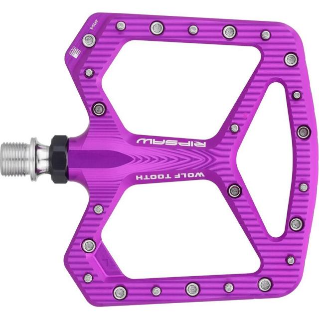(取寄) ウルフトゥースコンポーネンツ リップソー ペダルズ Wolf Tooth Components Ripsaw Pedals Ultraviolet Purple