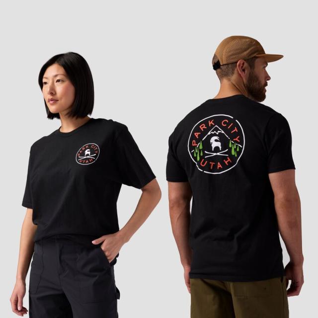 (取寄) バックカントリー パーク シティ スキー ゴート T-シャツ Backcountry Park City Ski Goat T-Shirt Black