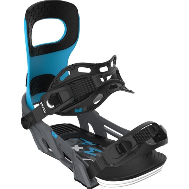 (取寄) ベントメタル ボルト スノーボード バインディング - 2025 Bent l Bolt board Binding - 2025 Grey/Blue
