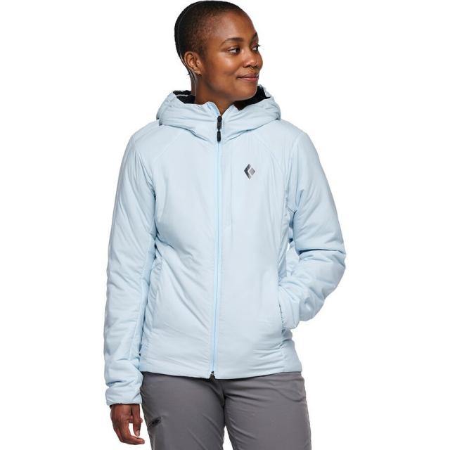 (取寄) ブラックダイヤモンド レディース ファースト ライト ストレッチ フーデット ジャケット - ウィメンズ  women First Light Stretch Hooded Jacket - Women's Belay Blue