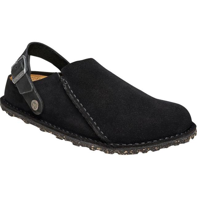 (取寄) ビルケンシュトック レディース ルトリー スエード ナロー クロッグ - ウィメンズ Birkenstock women Lutry Suede Narrow Clog - Women's Black Suede