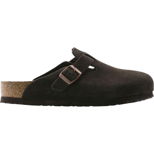(取寄) ビルケンシュトック メンズ ボストン ソフト フットベッド スエード クロッグ - メンズ Birkenstock men Boston Soft Footbed Suede Clog - Men's Mocha Suede
