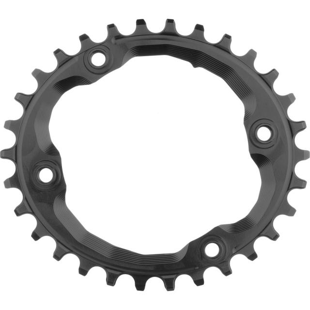 (取寄) アブソリュートブラック シマノ オーバル トラクション チェーンリング absoluteBLACK Shimano Oval Traction Chainring Black/96 BCD (M9000 XTR)