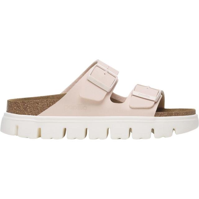 (取寄) ビルケンシュトック レディース アリゾナ チャンキー ナロー サンダル - ウィメンズ Birkenstock women Arizona Chunky Narrow Sandal - Women's Light Rose Birko-Flor