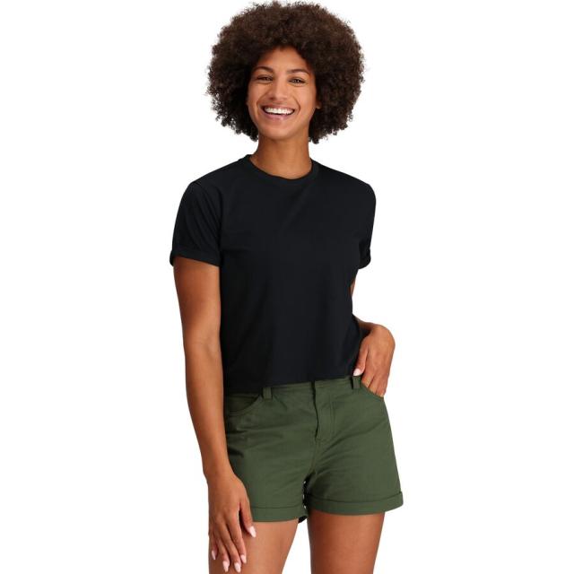 (取寄) アウトドア リサーチ レディース エッセンシャル ボクシー T-シャツ - ウィメンズ Outdoor Research women Essential Boxy T-Shirt - Women's Blackの通販は