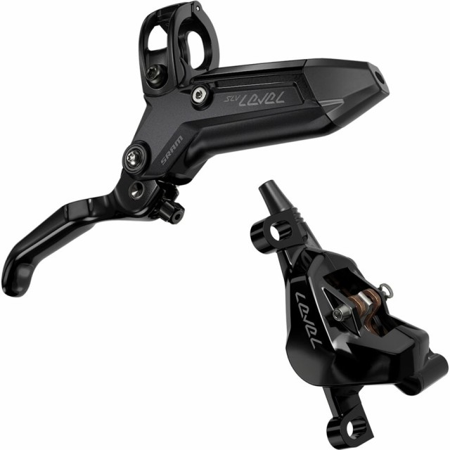 (取寄) スラム レベル シルバー ステルス ディスク ブレーキ - 2-ピストン SRAM Level Silver Stealth Disc Brake - 2-Piston Black Anodizedの通販は 36,569円