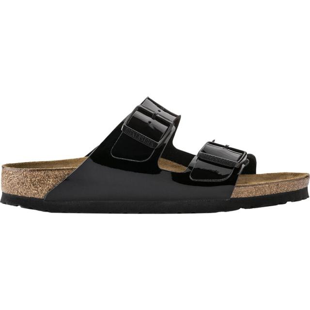 (取寄) ビルケンシュトック レディース アリゾナ サンダル - ウィメンズ Birkenstock women Arizona Sandal - Women's Patent Black Birko-Flor