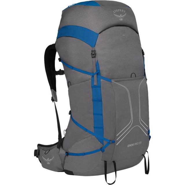 (取寄) オスプレーパック エクソス プロ 55L バックパック Osprey Packs Exos Pro 55L Backpack Dale Grey/Agam Blueの通販は