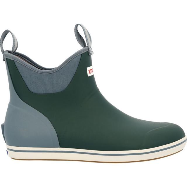 (取寄) エクストラタフ メンズ アンクル デック プリンテッド 6インチ ブーツ - メンズ Xtratuf men Ankle Deck Printed 6in Boot - Men's Pine Grove/Stormy Weather