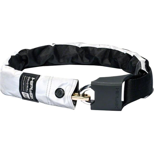 (取寄) ヒプロック スーパーブライト ウェアラブル ハーデンド スティール チェイン ロック Hiplok Superbright Wearable Hardened Steel Chain Lock Original White Reflectiveの通販はカギ・ロック