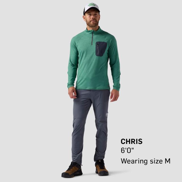 (取寄) バックカントリー メンズ ディスティネーション 1/4-ジップ トップ - メンズ Backcountry men Destination 1/4-Zip Top  - Men's Gearhead Green