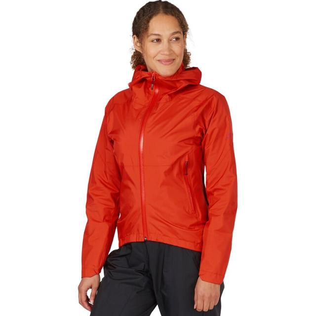 (取寄) ラブ レディース シンダー ダウンポアー ジャケット - ウィメンズ Rab women Cinder Downpour Jacket - Women's Red Grapefruitの通販は 47,730円