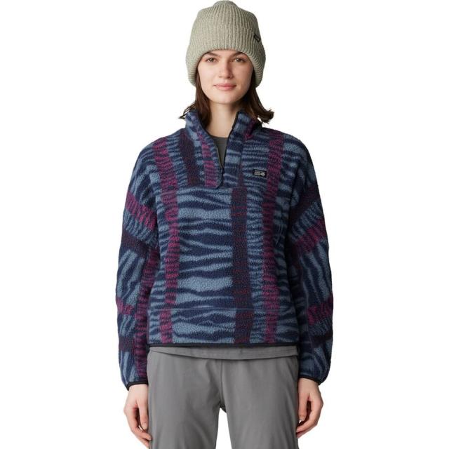 (取寄) マウンテンハードウェア レディース ハイキャンプ プリンテッド プルオーバー - ウィメンズ Mountain Hardwear women HiCamp Printed Pullover - Women's Montauk Blue Ridge Stripe Printの通販は