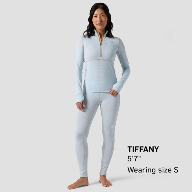 (取寄) バックカントリー レディース パインズ ベースレイヤー— 1/4-ジップ トップ - ウィメンズ Backcountry women Pines Microgrid Ultra-Lt Baselayer 1/4-Zip Top - Women's Skyride