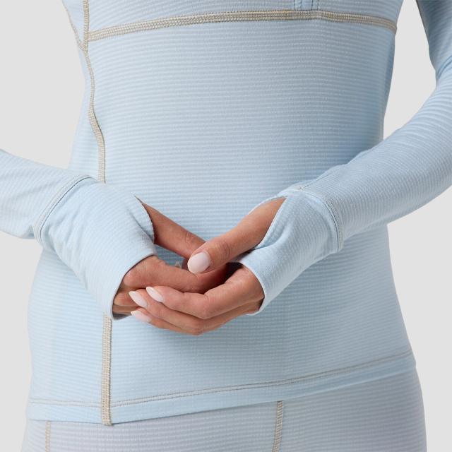 (取寄) バックカントリー レディース パインズ ベースレイヤー— 1/4-ジップ トップ - ウィメンズ Backcountry women Pines Microgrid Ultra-Lt Baselayer 1/4-Zip Top - Women's Skyride