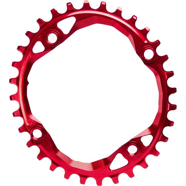 (取寄) アブソリュートブラック スラム オーバル トラクション チェーンリング absoluteBLACK SRAM Oval Traction Chainring Red/104 BCD 取寄) アブソリュートブラック スラム オーバル トラクション チェーン