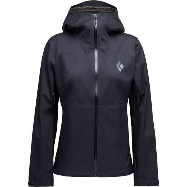 (取寄) ブラックダイヤモンド レディース ファインライン ストレッチ レイン シェル - ウィメンズ  women Fineline Stretch Rain Shell - Women's Black