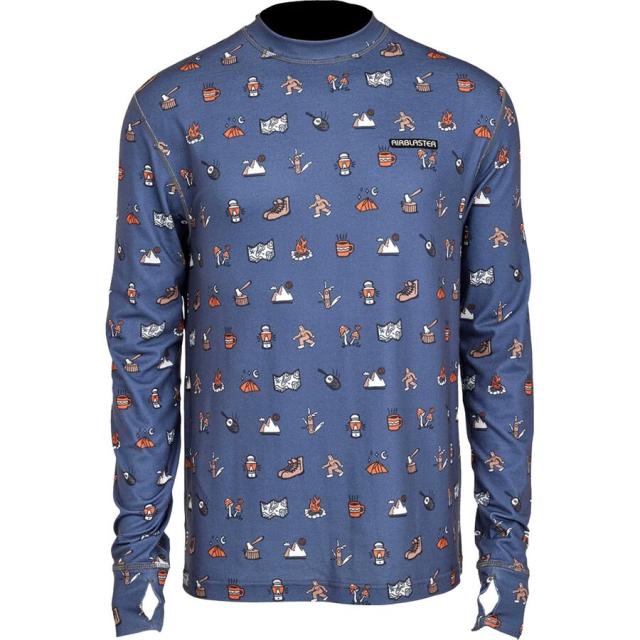 (取寄) エアブラスター メンズ ベースレイヤー— トップ - メンズ Airblaster men Baselayer Top - Men's Thunder Camp