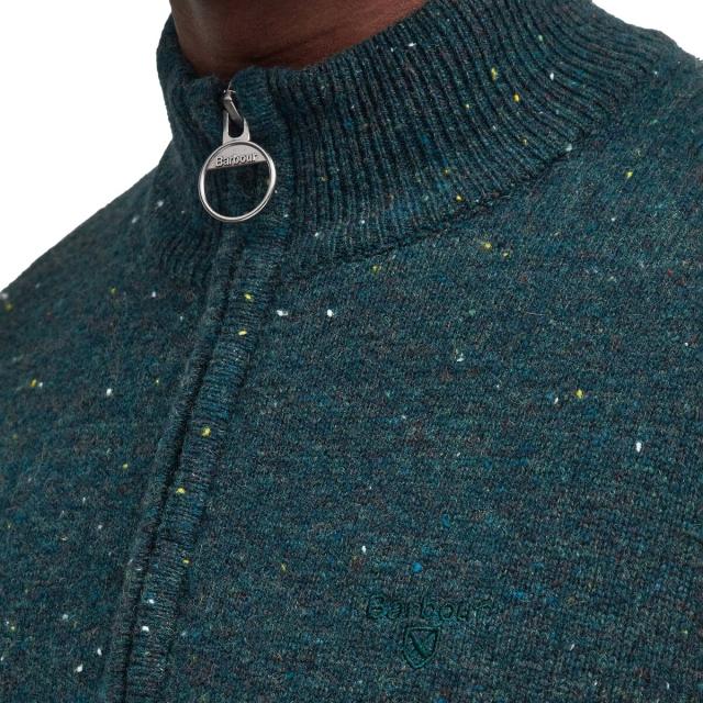 (取寄) バブアー メンズ 1/2-ジップ ニット ジャンパー - メンズ Barbour men Tainsbury 1/2-Zip Knitted Jumper - Men's Seaweed