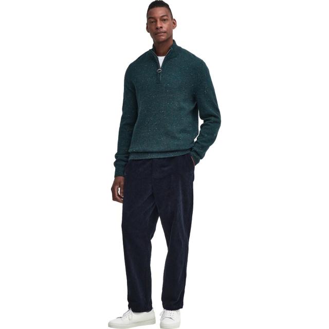 (取寄) バブアー メンズ 1/2-ジップ ニット ジャンパー - メンズ Barbour men Tainsbury 1/2-Zip Knitted Jumper - Men's Seaweed