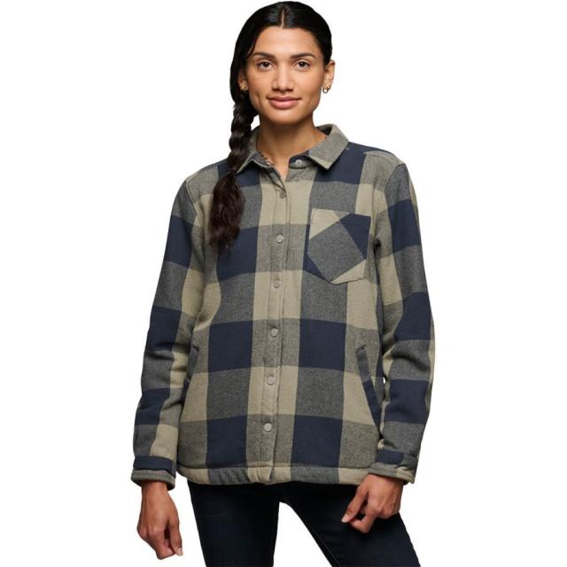 (取寄) ブラックダイヤモンド レディース プロジェクト ライン フランネル シャツ - ウィメンズ  women Project Lined Flannel Shirt - Women's Charcoal/Pine Smoke