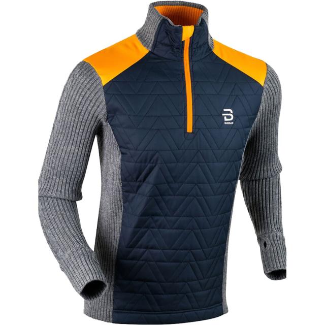 (取寄) ビヨルンダーリ メンズ コンフィー 1/2-ジップ セーター - メンズ Bjorn Daehlie men Comfy 1/2-Zip Sweater - Men's Golden Sun