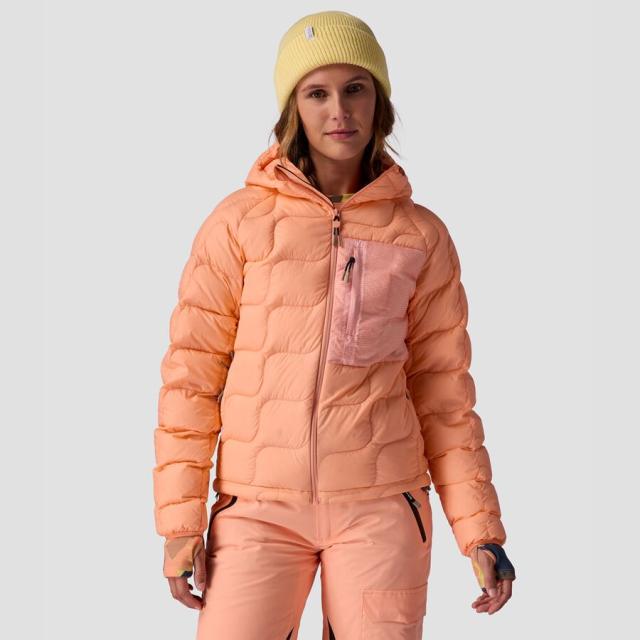 (取寄) バックカントリー レディース アライド ダウン フーデット ジャケット - ウィメンズ Backcountry women Waas ALLIED Down Hooded Jacket - Women's Peach Sky