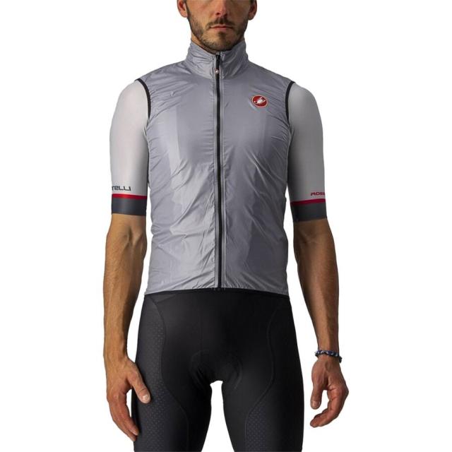 (取寄) カステリ メンズ アリア ベスト - メンズ Castelli men Aria Vest - Men's Silver Grayの通販は 36,070円