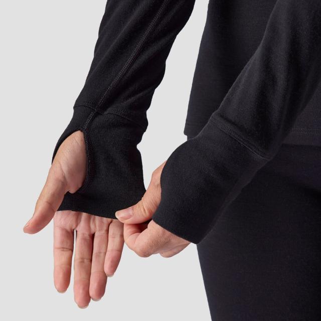 (取寄) バックカントリー レディース RWS メリノ ベースレイヤー— 1/4-ジップ トップ - ウィメンズ Backcountry women Cedars RWS Merino Mid-Wt Baselayer 1/4-Zip Top - Women's Black