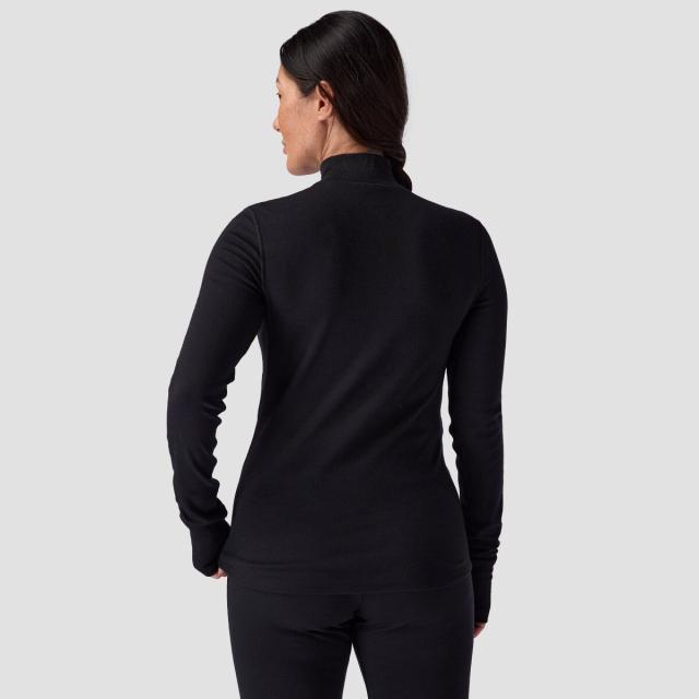 (取寄) バックカントリー レディース RWS メリノ ベースレイヤー— 1/4-ジップ トップ - ウィメンズ Backcountry women Cedars RWS Merino Mid-Wt Baselayer 1/4-Zip Top - Women's Black
