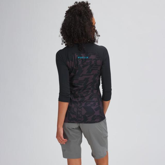 (取寄) イエティサイクルズ レディース エンデューロ 3/4-スリーブ ジャージ - ウィメンズ Yeti Cycles women Enduro 3/4-Sleeve Jersey - Women's Black Yetris