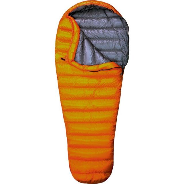 (取寄) ウエスタンマウンテニアリング フライライト スリーピング バッグ 36F ダウン Western Mountaineering Flylite Sleeping Bag: 36F Down Orange/Greyの通販は 80,427円