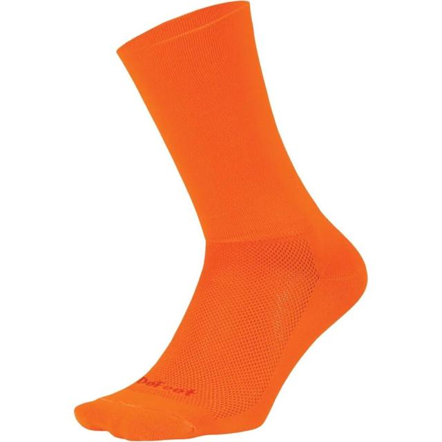 (取寄) デフィート エアイーター 6インチ ソック DeFeet Aireator 6in Sock Neon Orange Double Cuffの通販は
