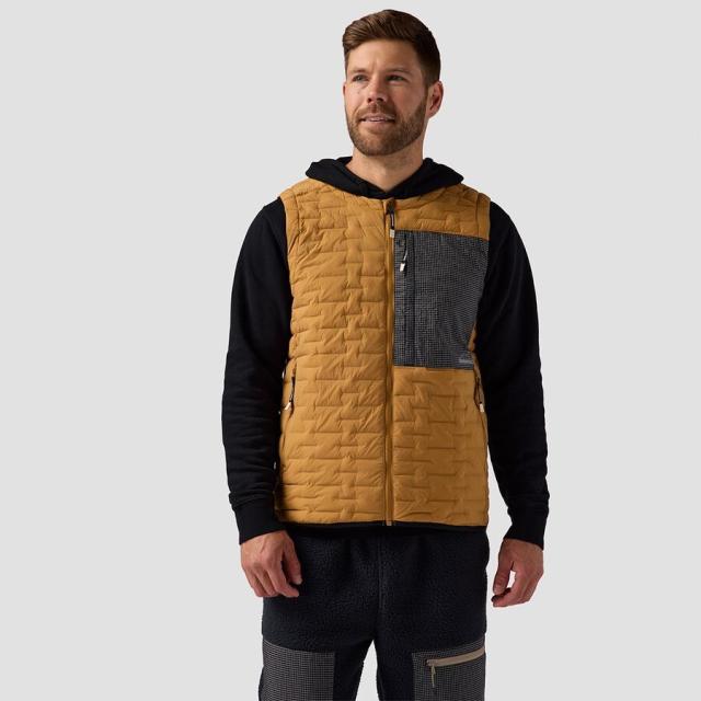 (取寄) バックカントリー メンズ プリマロフト バッフル ストレッチ ベスト - メンズ Backcountry men Peale Primaloft Stitch-Free Baffle Stretch Vest - Men's Bistre