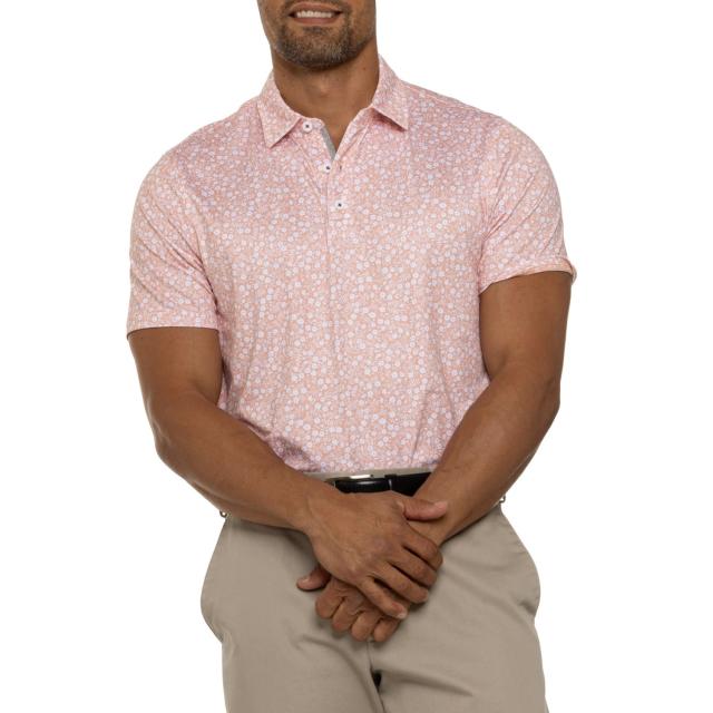 (取寄) フラッグ＆アンセム ハイ-パフォーマンス ポロ シャツ - ショート スリーブ FLAG & ANTHEM Cobbtown High-Performance Polo Shirt - Short Sleeve  Coralの通販は 7,455円