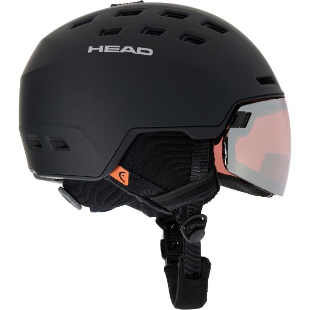 (取寄) ヘッド レーダー バイザー スキー ヘルメット Head Radar Visor Ski Helmet  Black