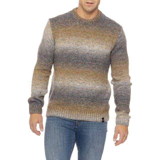 (取寄) ラッキーブランド オンブレ クルー ネック セーター Lucky Brand Ombre Crew Neck Sweater Natural Stripe