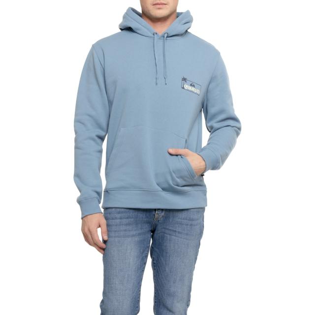 (取寄) クイックシルバー キングフィッシャー グラフィック フリース ブーディ Quiksilver Kingfisher Graphic Fleece Hoodie  Blue Shadow