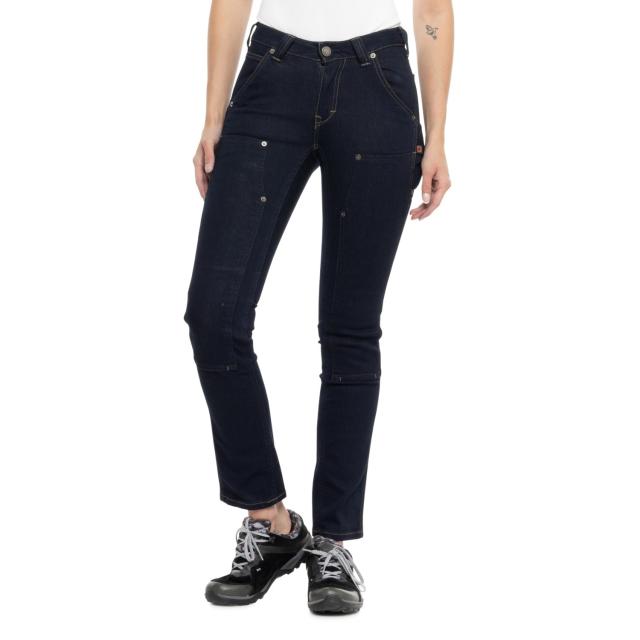 (取寄) ダブテイル ワークウェア メイヴァン スリム ジーンズ - ミッド ライズ DOVETAIL WORKWEAR Maven Slim Jeans - Mid Rise  Powerflex Indigo Denim