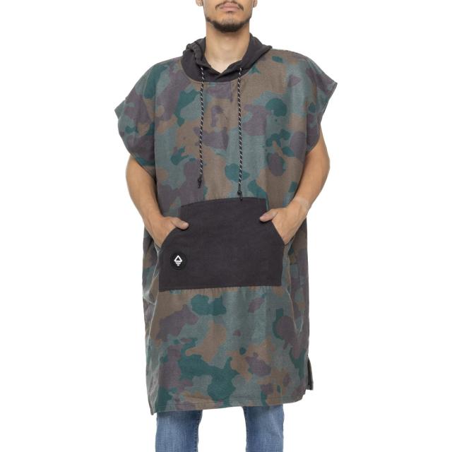 (取寄) ノマディックス チェンジング ポンチョ - ショート スリーブ Nomadix Changing Poncho - Short Sleeve  Camo Green