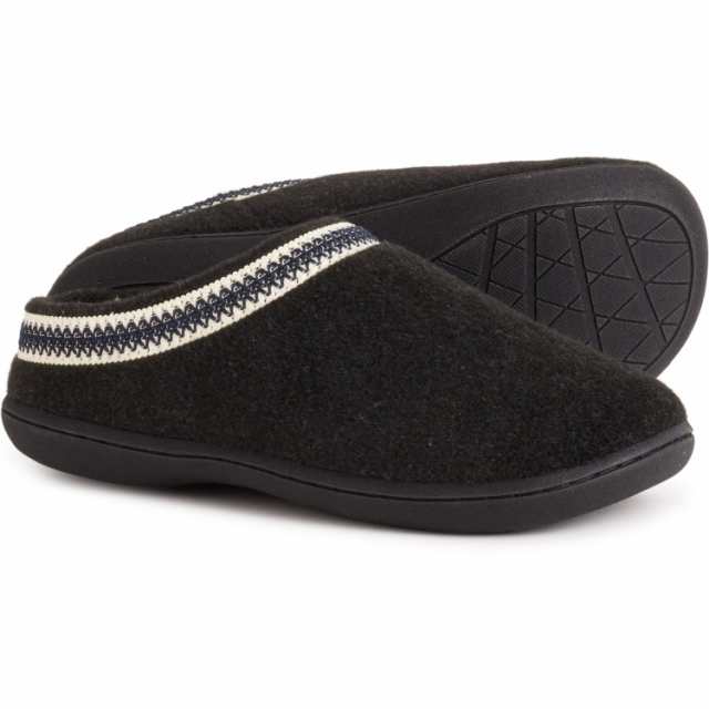 (取寄) クラークス レディース フェルト クロッグ スリッパ Clarks women Felt Clog Slippers (For Women)  Blackの通販は