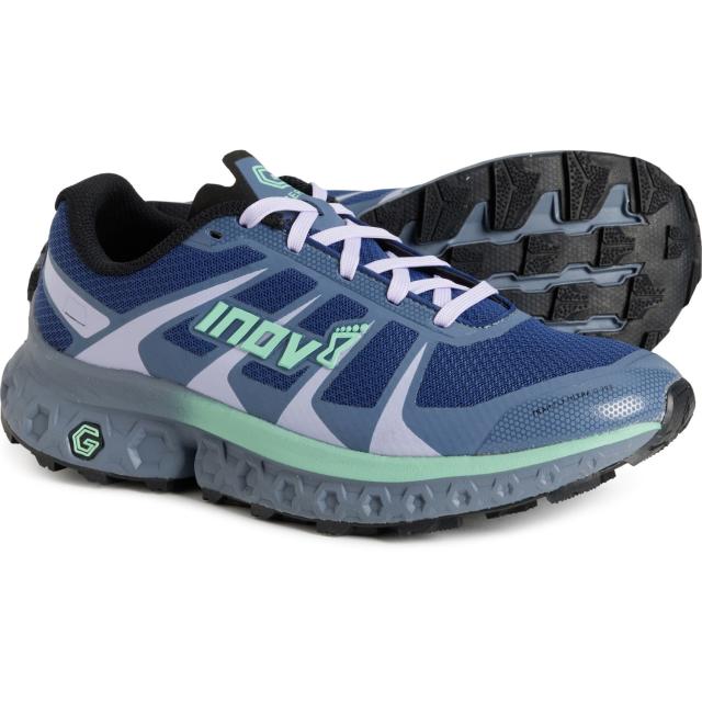 (取寄) イノヴェイト レディース トレイルフライ ウルトラ g 300 マックス トレイル ランニング シューズ Inov-8 women Trailfly Ultra G 300 Max Trail Running Shoes (For Women)  Navy/Mint/Black