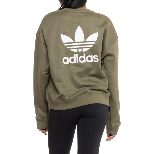 (取寄) アディダス トレフォイル スウェットシャツ adidas Trefoil Sweatshirt  Olive Strata