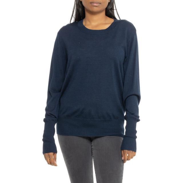 (取寄) グレイソン リース クルー ネック セーター - ウール Greyson Leith Crew Neck Sweater - Wool  Canal