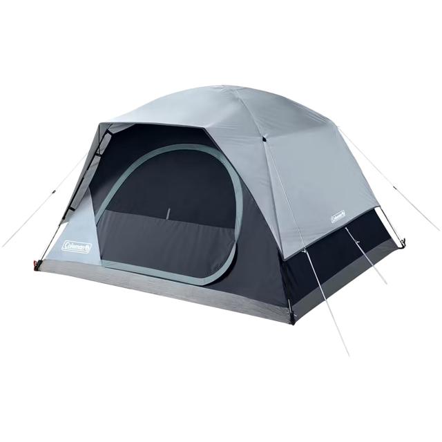 (取寄) コールマン ライテッド スカイドーム テント - 4-パーソン 3-シーズン Coleman Lighted Skydome Tent - 4-Person, 3-Season  Blue