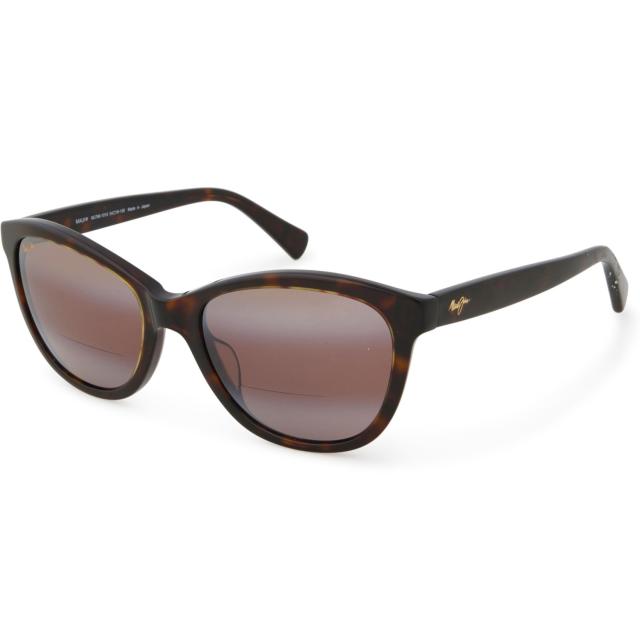 (取寄) マウイ ジム メイド イン ジャパン サングラス - ポーラライズド MAUI JIM Made in Japan Canna Sunglasses - +1.50, Polarized  Tortoise/Tortoise/Rose